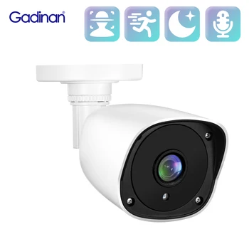 Gadinan 8MP POE Detekcia Tváre Bezpečnostné Kamera, Detekcia Pohybu Domov Nočné Videnie IP Kamera Audio CCTV kamerový XMEYE