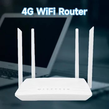 4G wifi router CPE SIM kariet Hotspot CAT4 32 užívateľov, RJ45 WAN bezdrôtová sieť LAN modem LTE router