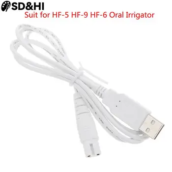 1Pcs USB Kábla Nabíjanie Line Oblek Pre HF-5 HF-9 HF-6 Ústne Irigátor Zuby Vody Flosser USB Kábla Nabíjanie Linka Príslušenstvo