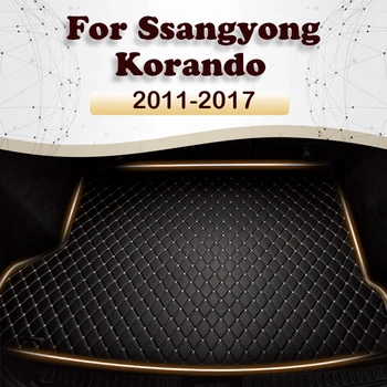 Kufri mat pre Ssangyong Korando SUV 2011 2012 2013 2014 2015 2016 2017 Cargo Líniové Koberec Interiéru Diely Príslušenstvo Kryt