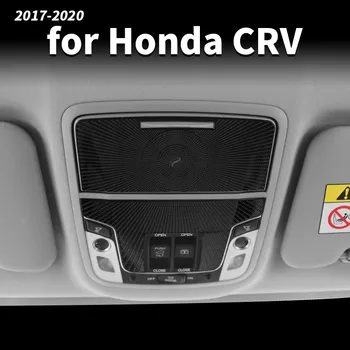 Na Honda Crv CR-V Roku 2017 2018 2020 Predné Lampa na Čítanie Dekorácie, Nálepky Strechy Tienidlo Lampy Nehrdzavejúcej Ocele Flitrami Upravené Interi