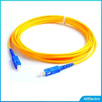 10pcs/veľa SC/ UPC-SC /UPC Fiber Optic Patch Kábel Simplex Priemer 3 mm v Jednom Režime Kábel Dĺžka 1M 2M 3M