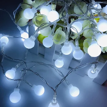 6M 10M Cherry Loptu LED Girlandy Svetlá Víla String Batérie/USB Power Svadobné, Vianočné Dovolenku Vonkajšie Izba Garland Dekorácie