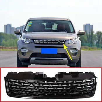 ABS Plast Auto Prednej maske Dekorácie Rám, Kryt Trim Na Land Rover Discovery Šport 2015-2018 Lesklá Čierna