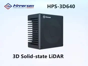 HYPERSEN Solid-state LiDAR senzor HPS-3D640 Rozsahu Snímača 5 metrov Vysokou presnosťou 1 cm 25Hz Silný svetelný výkon, 80000 Lux