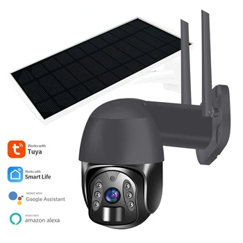 Surveillance Camera 4G PTZ Solárna WiFi Kamery Vonkajšie Bezpečnosť-ochrana Smart Home AI Ľudských Detekcie Dvoch Spôsob, ako Hovoriť Tuya