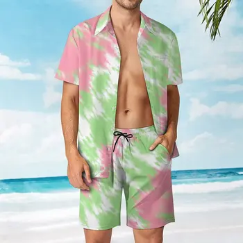 Pánske Plážové Oblek, Kravatu Farbivo (7) 2 Ks Vyhovovali Vysoký Stupeň Pláži Premium