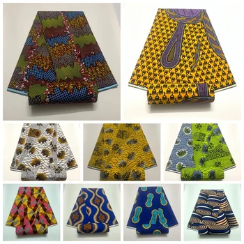 africké textílie vosk tlač bavlna 2023 vysokej kvality ankara textílie afriky skutočný vosk tlač na šaty šijací materiál 100% bavlna