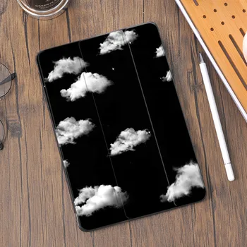 Biely Oblak pre iPad Pro 11 Prípade 2020 Držiak Ceruzky 10.2 8. Mini 5 Vzduchu 4 7. 12.9 Pro 2018 Funda Pre iPad 10.5 Vzduchu 2 3 Kryt