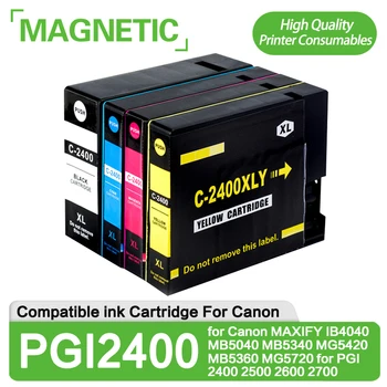 NOVÉ PGI2400 Kompatibilné Atramentové Kazety pre Canon MAXIFY IB4040 MB5040 MB5340 MG5420 MB5360 MG5720 pre CHZO 2400 2500 2600 2700