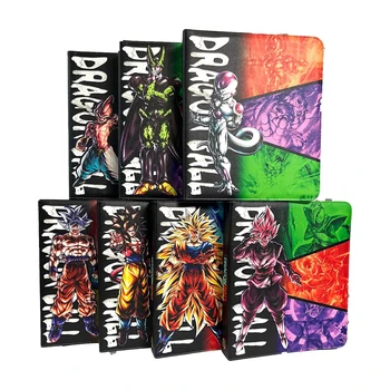 Anime Dragon Ball Karty Knihy Son Goku Karty Taška Album Prenosné Anime, Komiksu, Periférne Herné Kolekcia Držiteľ Binder 30 Stránky