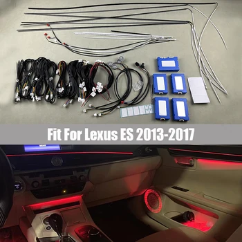 Vhodné pre Lexus ES 2013 2014 2015 2016 2017 Dekoratívne Okolitého Svetla Volant Ovládanie Podsvietený Atmosféru Lampa LED Pásy