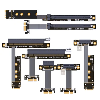 Grafická karta predlžovací kábel adaptéra PCI-E x1 x16 M2 plnej rýchlosti stabilné non USB kábel gen3; 8G/bps （Max.）
