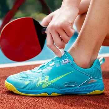 Nový Trend Stolný Tenis Topánky Muži Ženy Pohodlné Športové Topánky Unisex Proti Sklzu Tenisové Topánky Dámske Nositeľné Krytý Tenisky