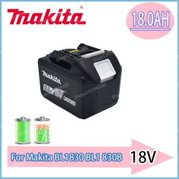 Makita Nahradenie 18V 18.0 Ah Batérie Nabíjateľné Batérie, LED Indikátor BL1830 BL1830B BL1840 BL1840B BL1850 BL1850B