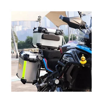 2023 shenglin hliníkový rámček zliatiny taška motocykel box striebro motocykel chvost taška s vysokou kvalitou top box, držiak na motocykel