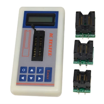 1Set Profesionálne Integrovaný Obvod Tranzistora Tester Údržby Online Digitálny LED Tranzistor IC Čipy Tester IC Tester (B)