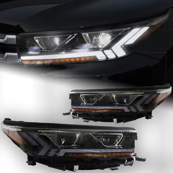 Auto Svetlá pre Toyota Highlander Svetlometu Projektor Objektív 2017 Kluger Dynamického Signálu čelová Lampa LED Svetlá Drl Automotive