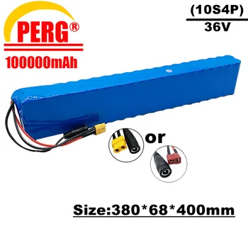 PERG-10s4p, 36V lítium-iónová batéria, 800W, 100Ah, vstavané BMS, XT60 alebo T zástrčku, vhodné pre bicykle a elektrické vozidlá