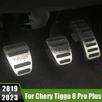 Pre Chery Tiggo 8 Pro 8 Plus 2019-2021 2022 2023 Hliníkové Auto Stupačky Urýchľovač Paliva Brzdy Clucth Pedále Kryt Anti-Slip Podložky
