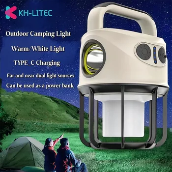 Vysoký Výkon Solárneho LED Camping Svetlo USB Nabíjateľné Žiarovka Pre Vonkajší Stan Lampy Prenosné Svietidlo Núdzové Osvetlenie Pre BBQ Turistika