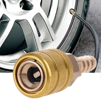 8 mm Pneumatík Ventil Klip Pevné Brass pre Auto, Motocykel, Bicykel Pneumatiky Tryska Svorka Rýchle Pripojenie Adaptéra Niť Konektor pre Príslušenstvo