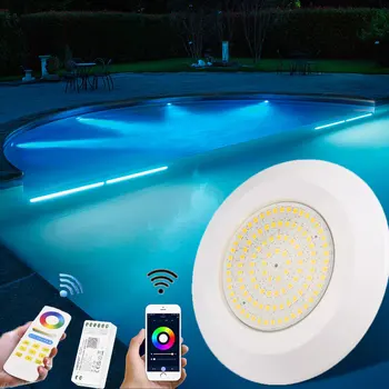 LED 12V Podvodné Ponorné Bazén Svetlo Nočné Lampy smart APP RGB s Controlle Nepremokavé Vonkajšie Záhradné Pozornosti