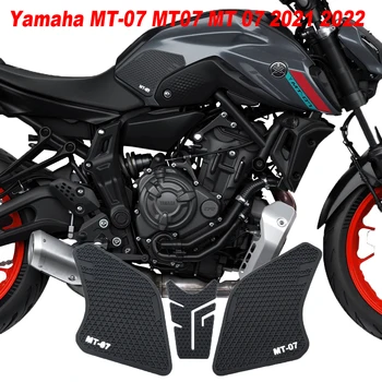 Pre Yamaha MT-07 MT07 MT 07 2021 2022 Motocykel Chránič Proti sklzu Tank Pad Nálepky Plyn Koleno Uchytenie Trakcie Strane Kotúča