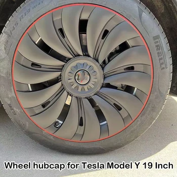 4PCS Hub Spp Auto, Náhradné Koleso s diskom Spp Automobilový Hubcap Plný Rim Kryt Príslušenstvo pre Tesla Model Y 19 Palcový 2018-2022 2023