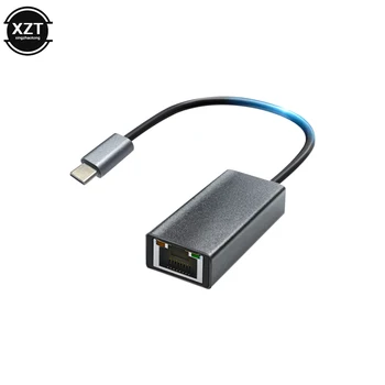 Pre Nintendo Spínač Sieťového Adaptéra USB 3.0 Typ C pre Ethernet Gigabit RJ45 LAN Konvertor pre pripojenie 10/100/1000 mb / s Ethernet, Podporuje