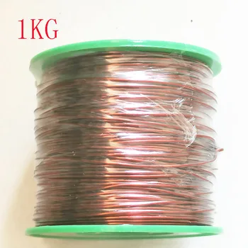 1 kg/rolka 180 stupňov tepelne-odolné čistej medi smaltovaný drôt EIW elektromagnetický drôt lakované kolo medený drôt QZY-2/180