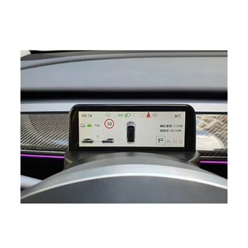 Auto Head Up Display Volant Obrazovke Silu, Rýchlosť, Displej 4.6 Palcový IPS Mini LCD Panel Panel pre Tesla Model Y/3