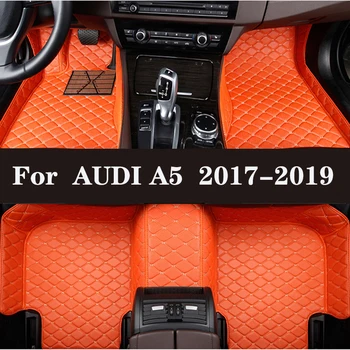 HLFNTF Plný priestorový vlastné auto rohože Pre AUDI A5 (2door) 2017-2019 auto diely, auto doplnky interiéru Automobilov