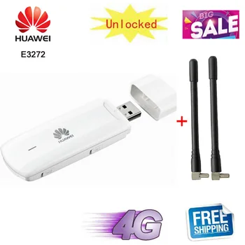 Pôvodné Odomknutý LTE FDD 150Mbps HUAWEI E3272 E3272S-153 4G LTE Modem USB mobile broadband dongle stick