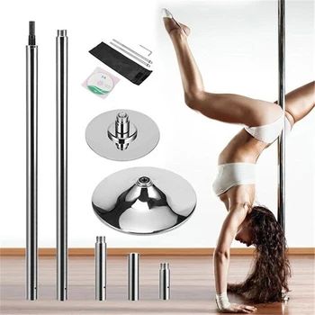 Prenosné pól tanec tanec trubice BJ-T60 môže byť pevný/rotujúce tanečná tyč krytý domov výučby fitness vybavenie
